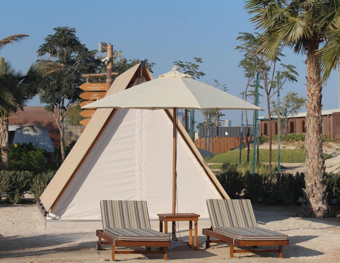 Bab Al Nojoum Hudayriyat Camp Hotel อาบูดาบี ภายนอก รูปภาพ